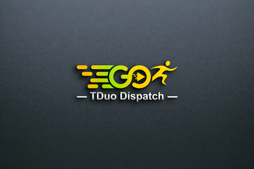 poriume portfolio - logo for design TDuo dispatch rider